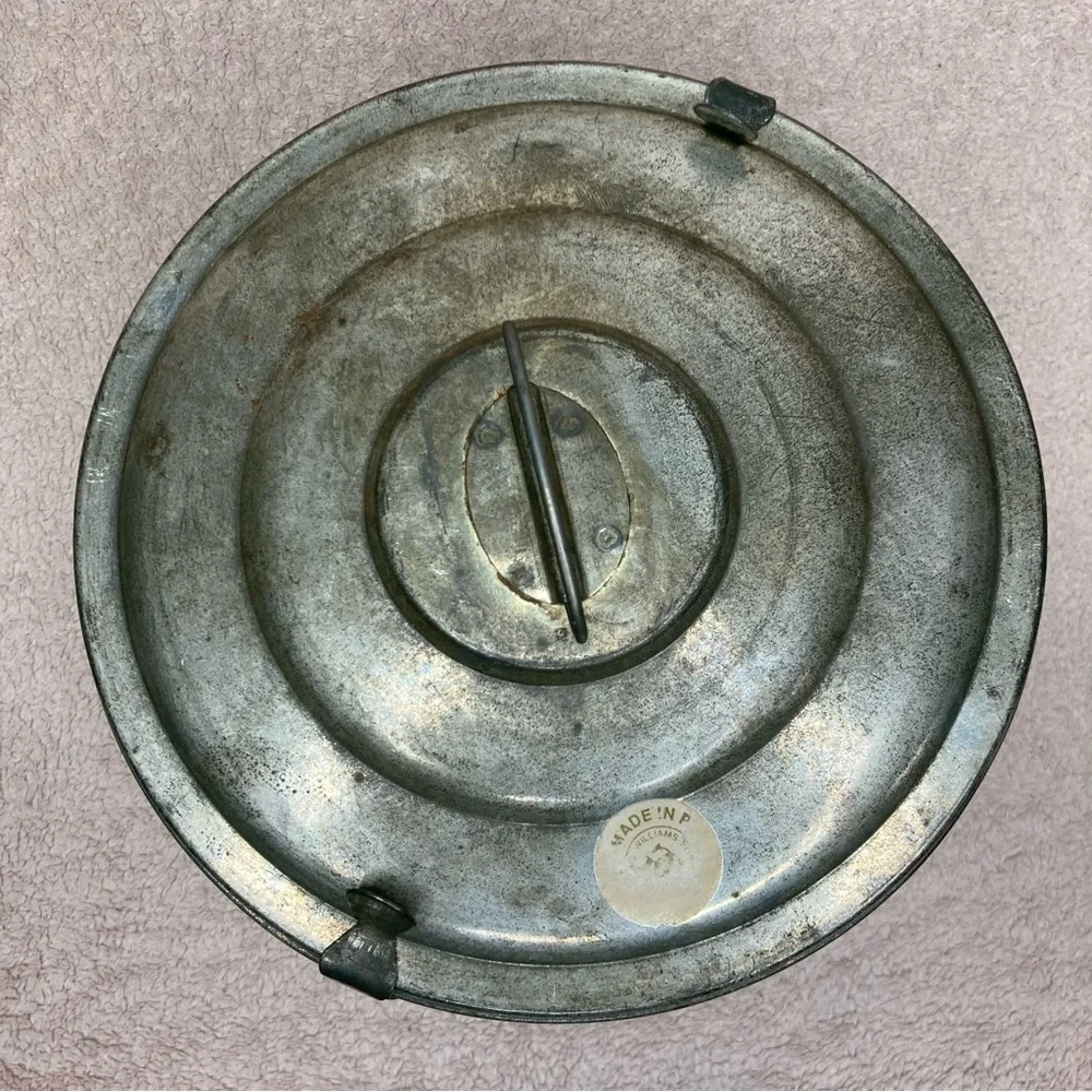 Antique 1920s Steamed Pudding Pudding/Cake Mold Lid Vintage VTG Retro Primitive